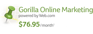Gorilla Online Marketing powered by Web.com - $76.95/month&dagger;