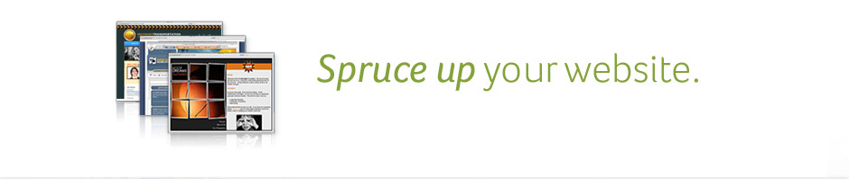 Spruce up your website