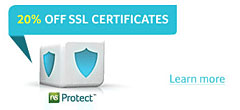 20% Off SSL Certificates