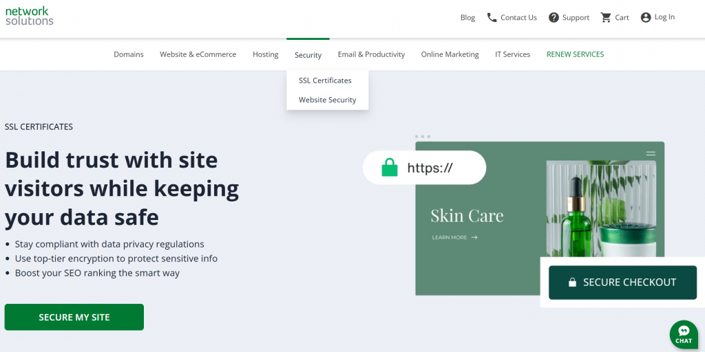 network solutions ssl