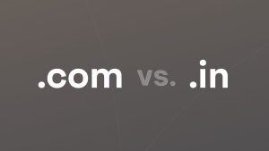 .com vs. .in: Which domain extension best fits your small business?