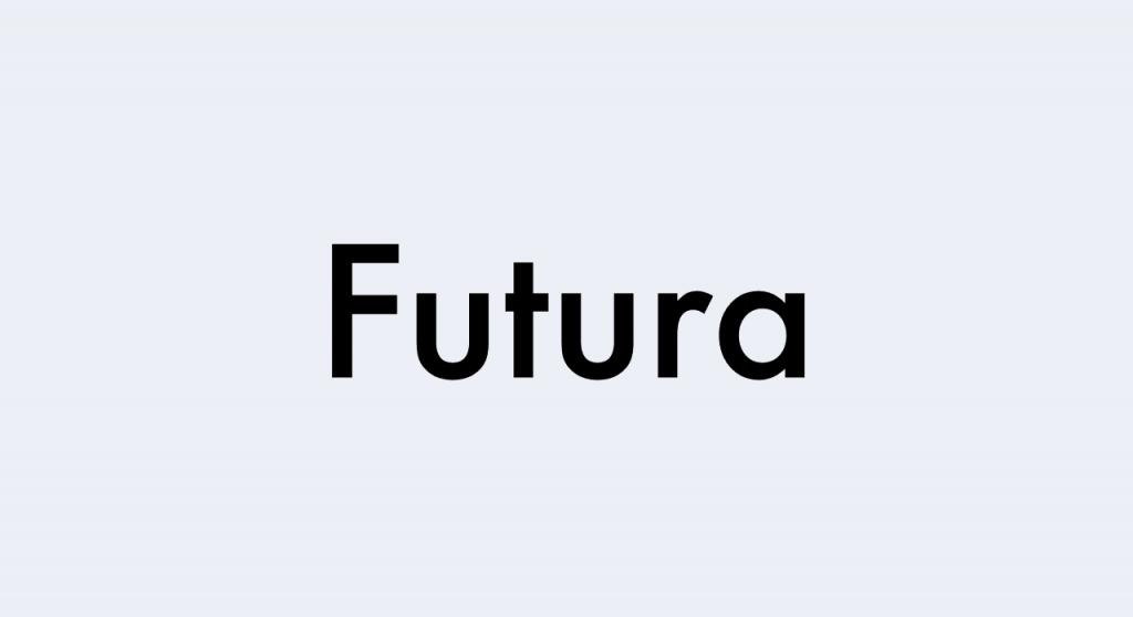 Futura typeface