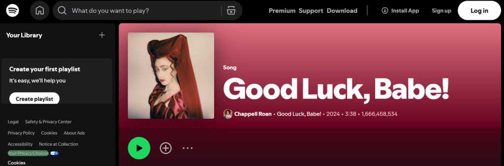 Spotify website brand identity