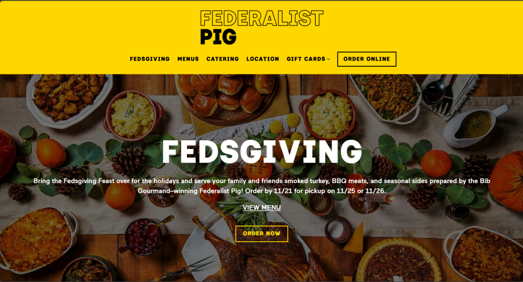 The Federalist Pig webpage.
