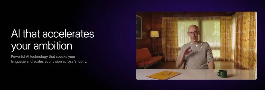 Shopify Magic AI Website Builder