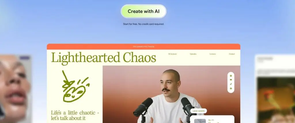 Wix Artificial Design Intelligence website builder