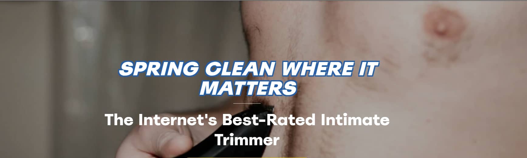 BALLS intimate trimmer in use – internet’s top-rated grooming tool for men