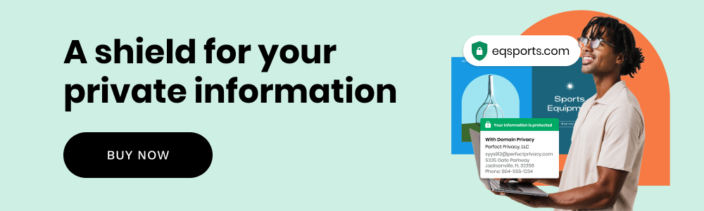 The Network Solutions domain privacy feature.
