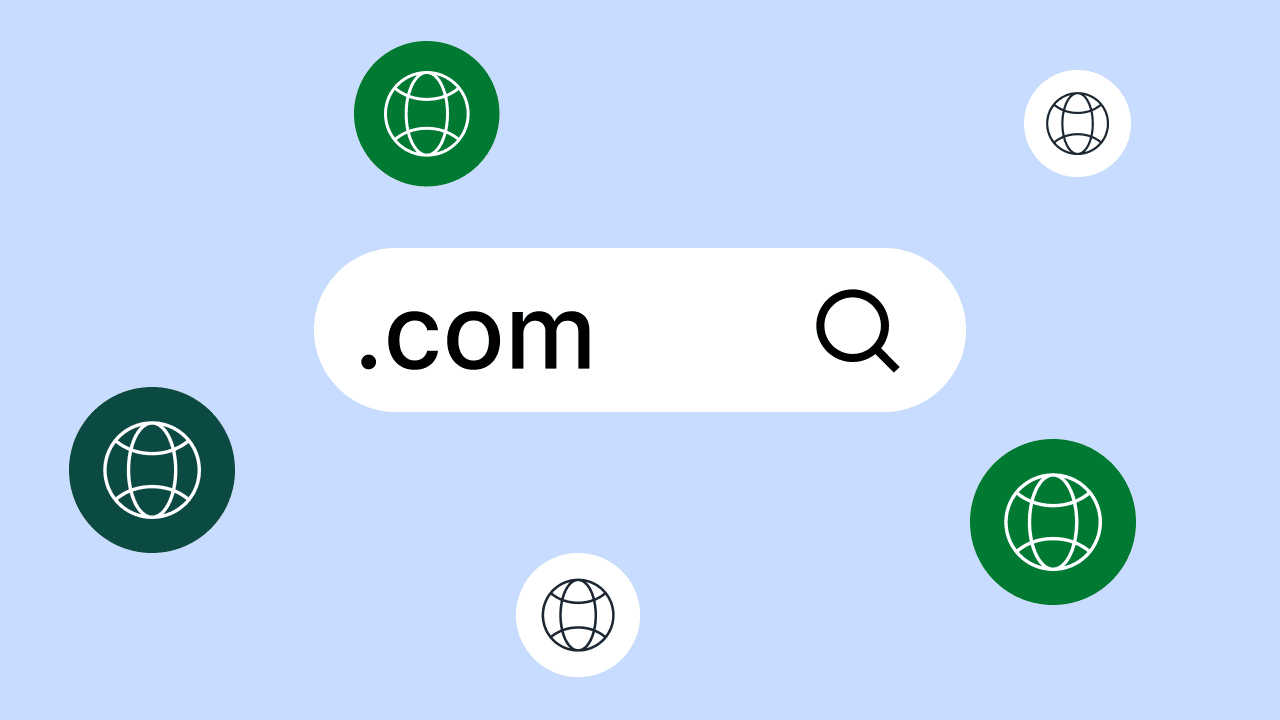 A featured image for Network Solutions' article on alternative domain extensions to .COM.