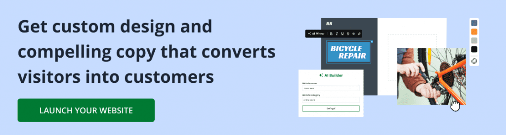 Pro website design services visual CTA