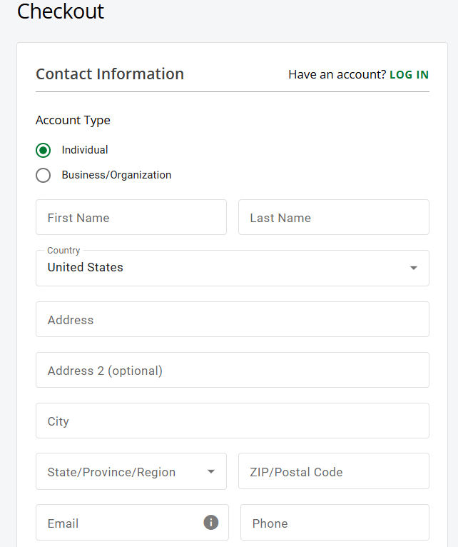 application form for your domain name