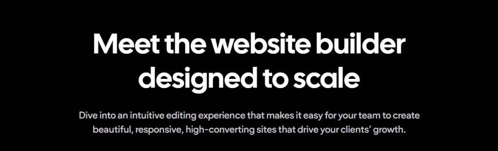 Duda website builder built for scale and client growth