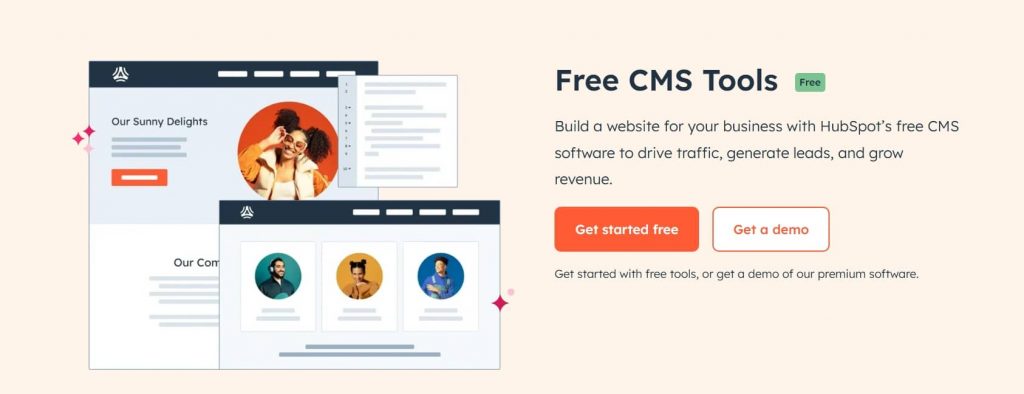 Free CMS tools from HubSpot to build, manage, and grow your business site