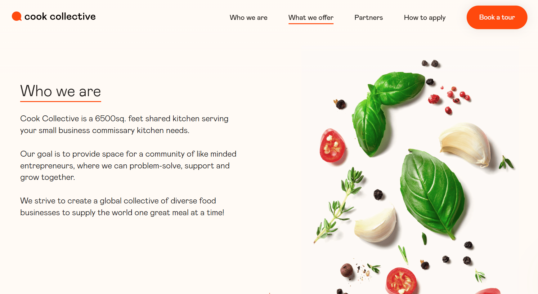 Cook Collective homepage.