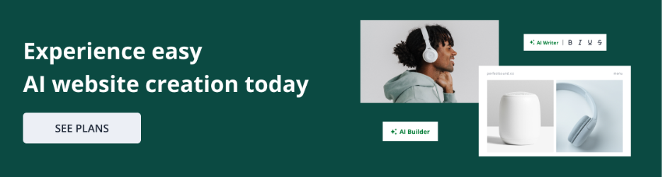 Network Solutions AI website builder CTA visual