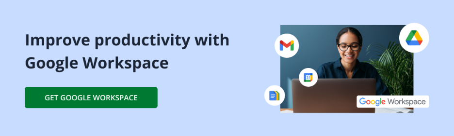 Network Solutions Google Workspace visual CTA