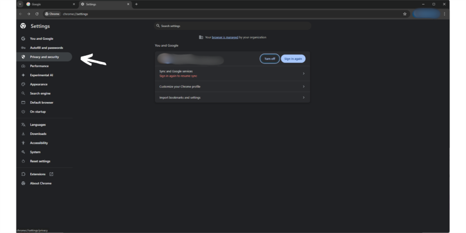 An err_cache_miss page shown in Google Chrome. 
