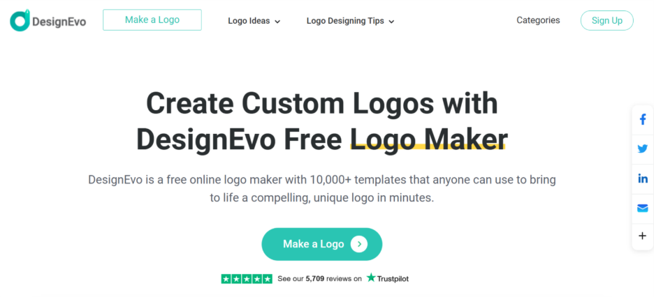 DesignEvo logo maker