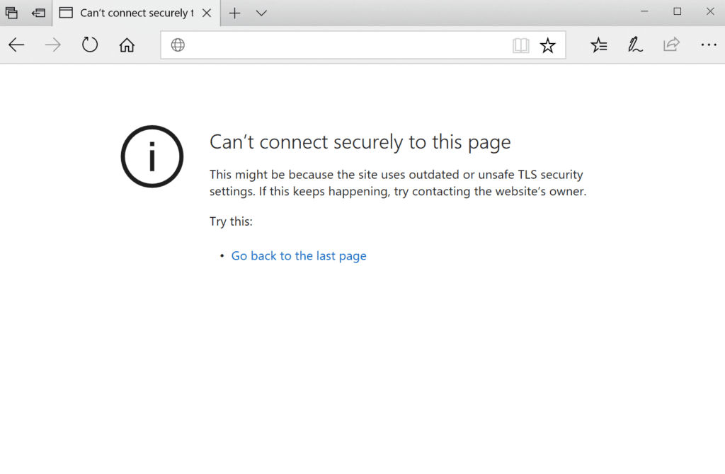 ERR_SSL_protocol edge version