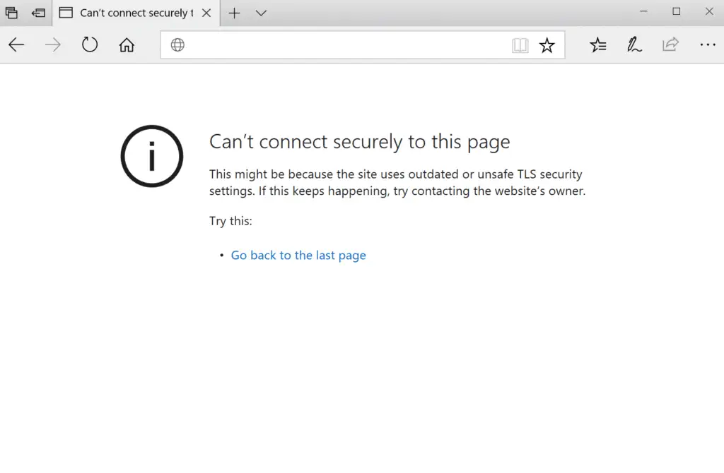 ERR_SSL_protocol edge version