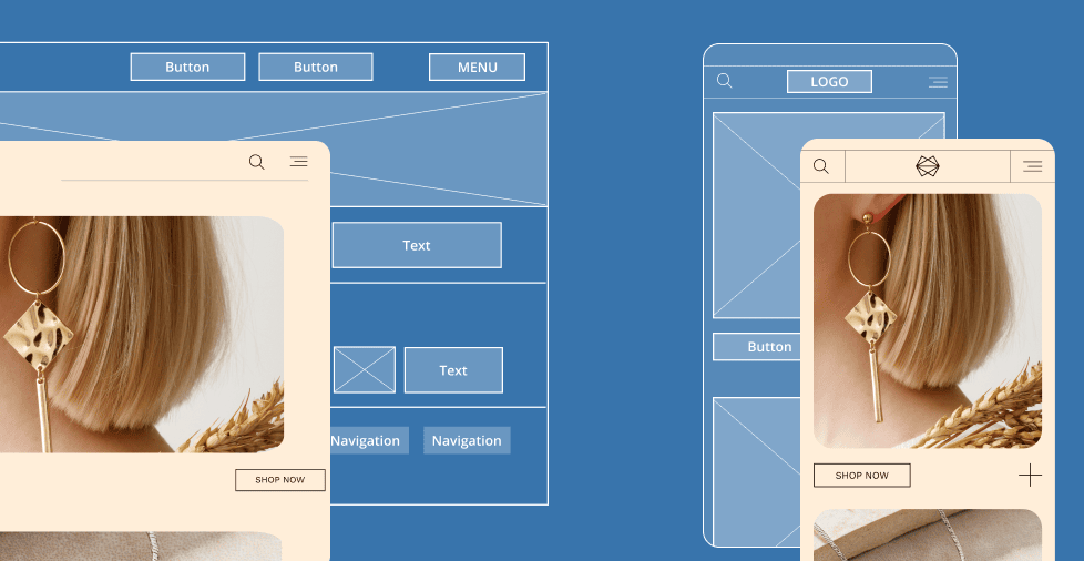 Image of a responsive website