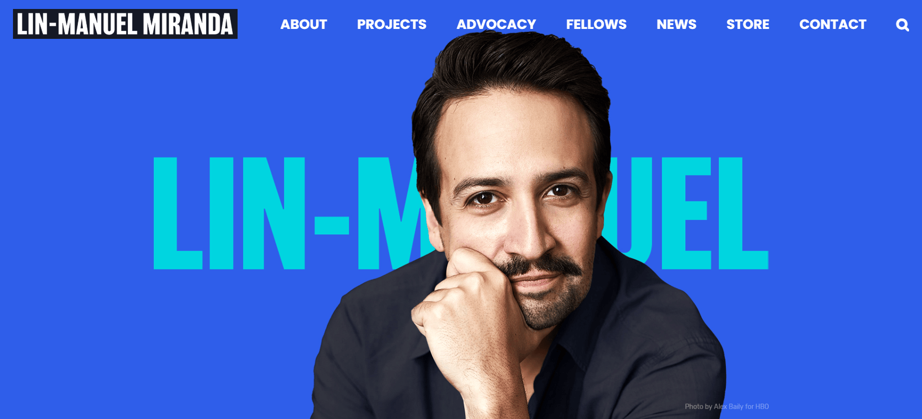 2. Lin-Manuel Miranda personal website (author and performer) 