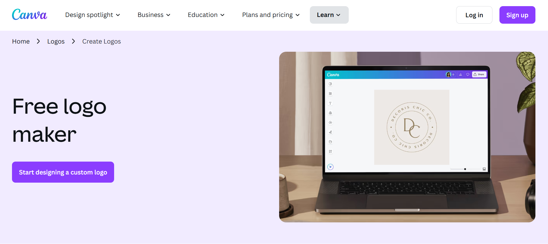 Canva logo maker