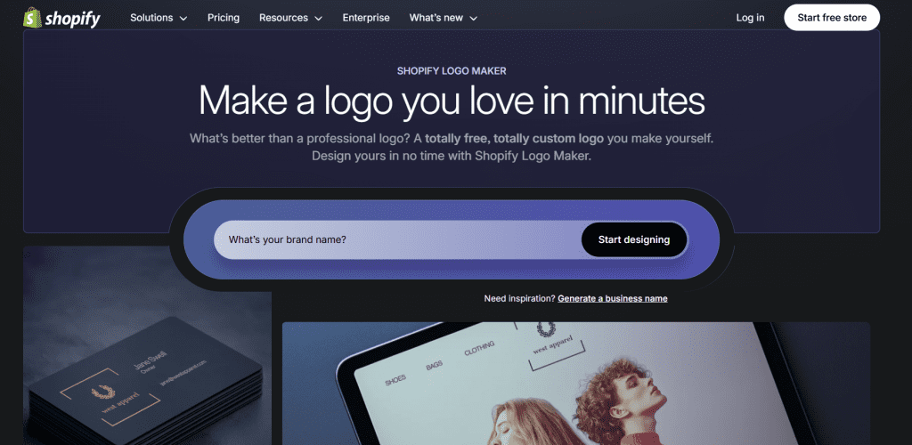 Hatchful logo maker