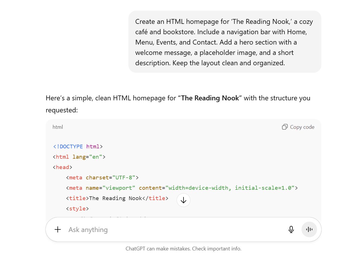 How To Build A Website With ChatGPT: A Step-by-Step Guide