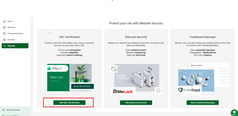 SSL certificate activation in netsol cpanel SCREenshot