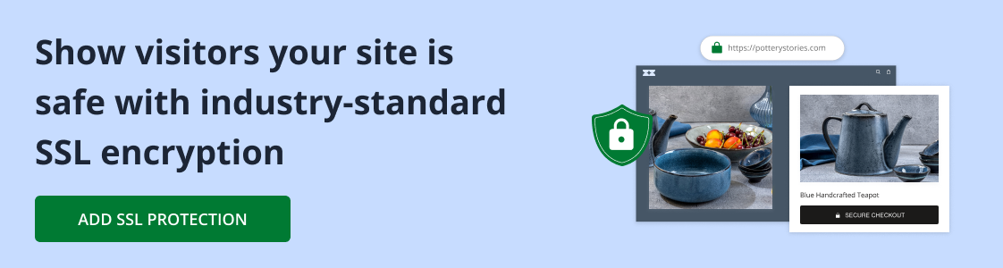 SSL cerificate visual cta