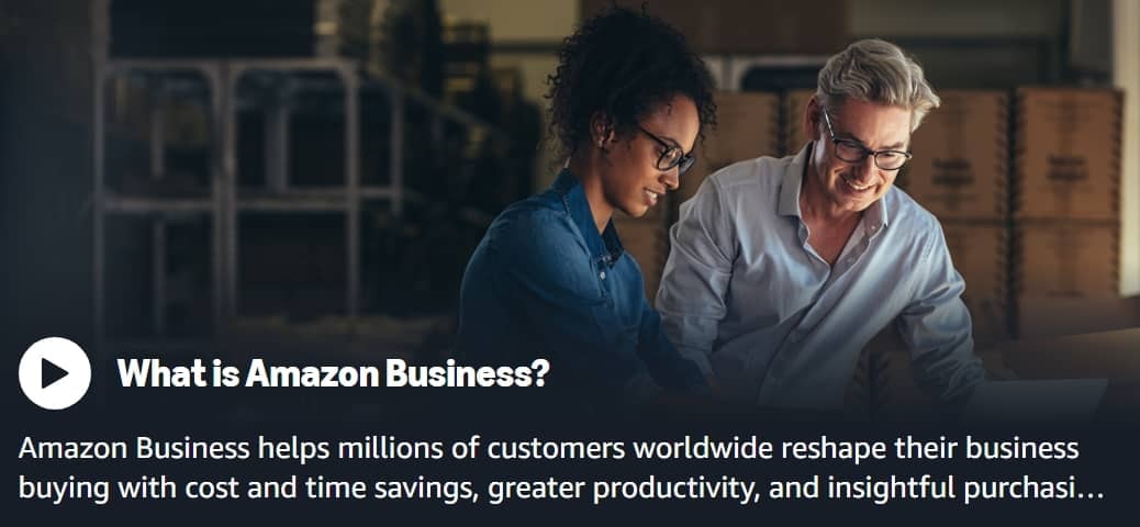 Amazon Business B2B e-commerce site