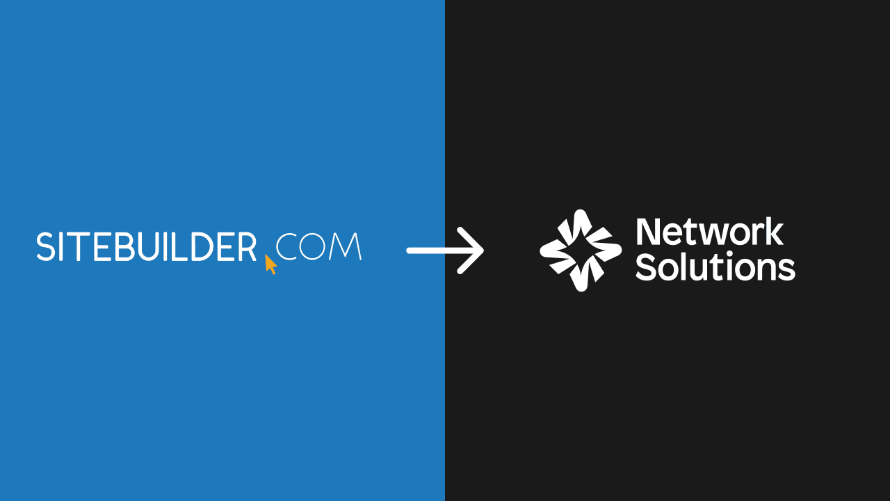 Sitebuilder to Network Solutions