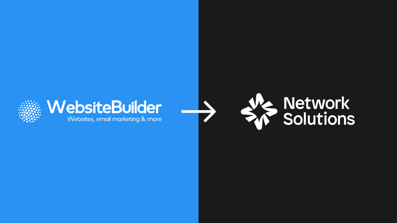 WebsiteBuilder to Network Solutions