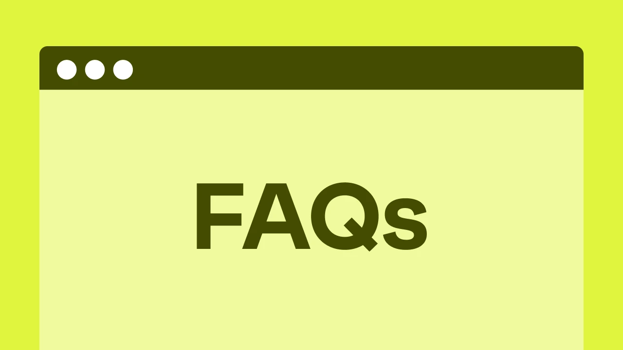 FAQ templates for small business websites