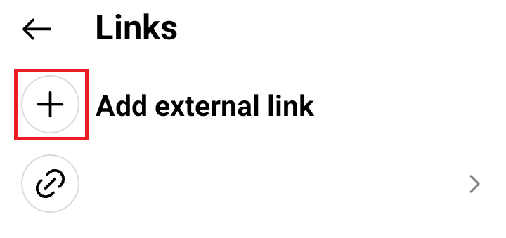 How to add external links to Instagram bio