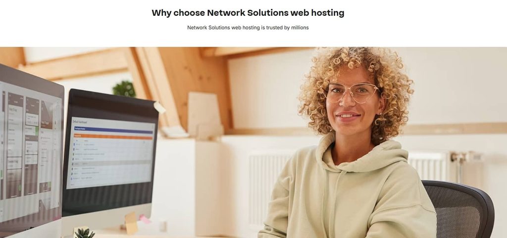 Network Solutions' web hosting