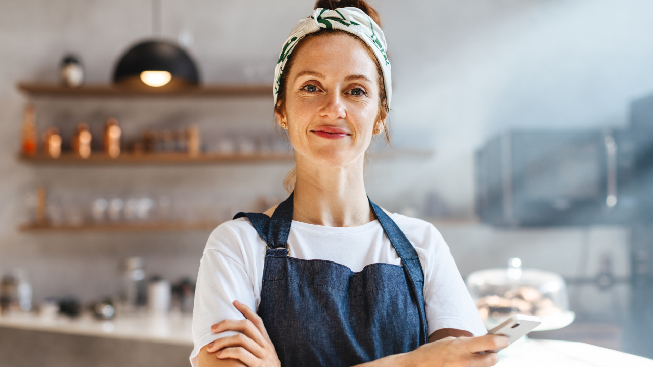 Restaurant owner happy to learn about restaurant tax deductions.