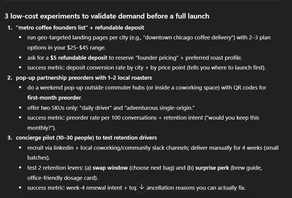 Sample result for prompt 2