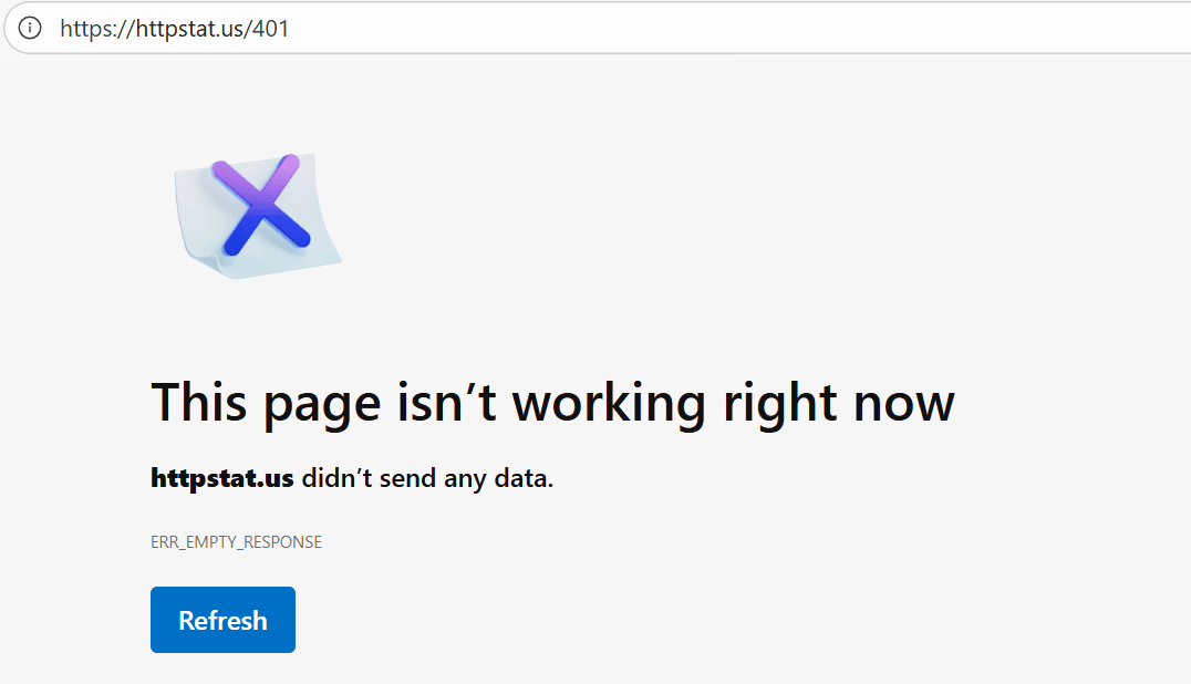 401 error
