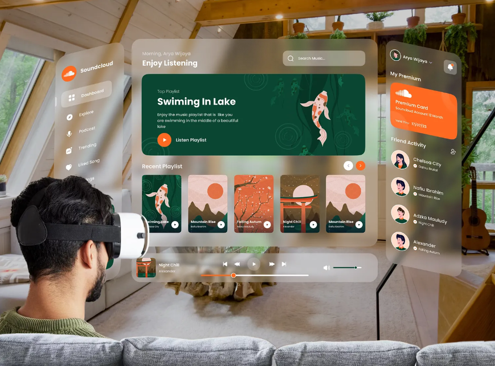 An image that illustrate a design for AR/VR experiences