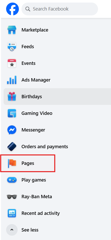 Image of the dropdown menu